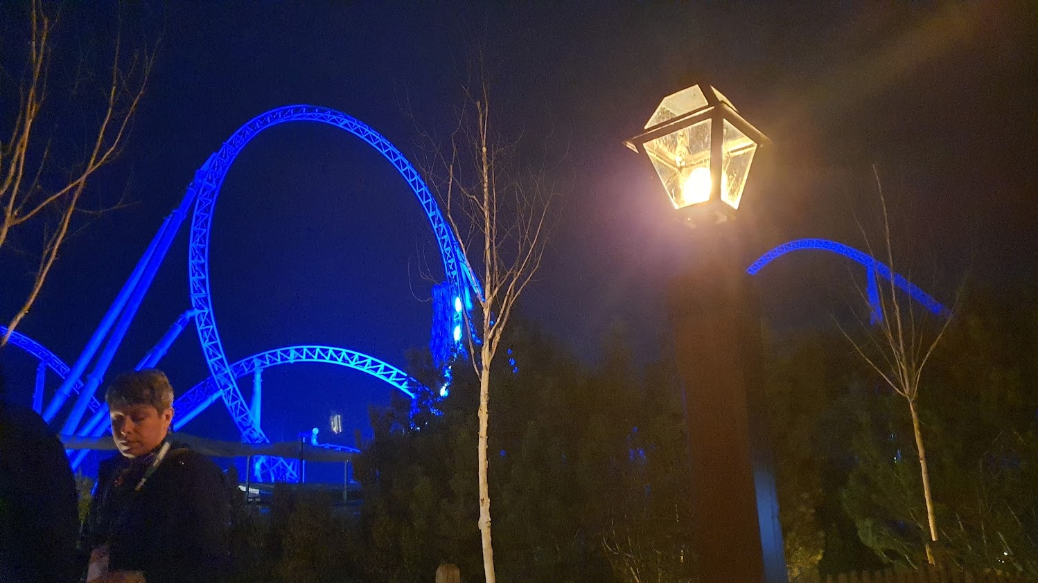 Blue Fire rollercoaster in Europa-Park, open to Hackathon participants thanks to Intel